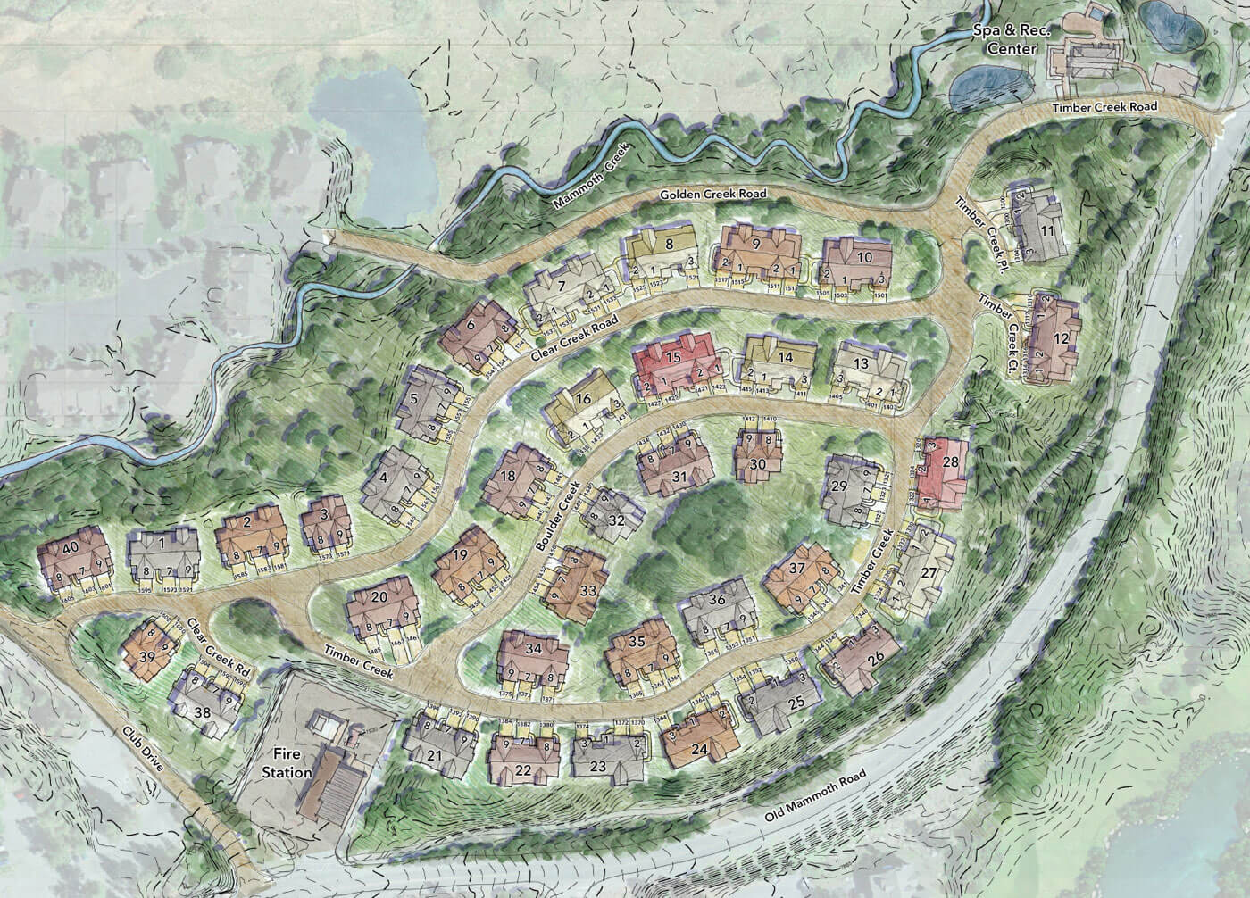 Creekhouse Site Map