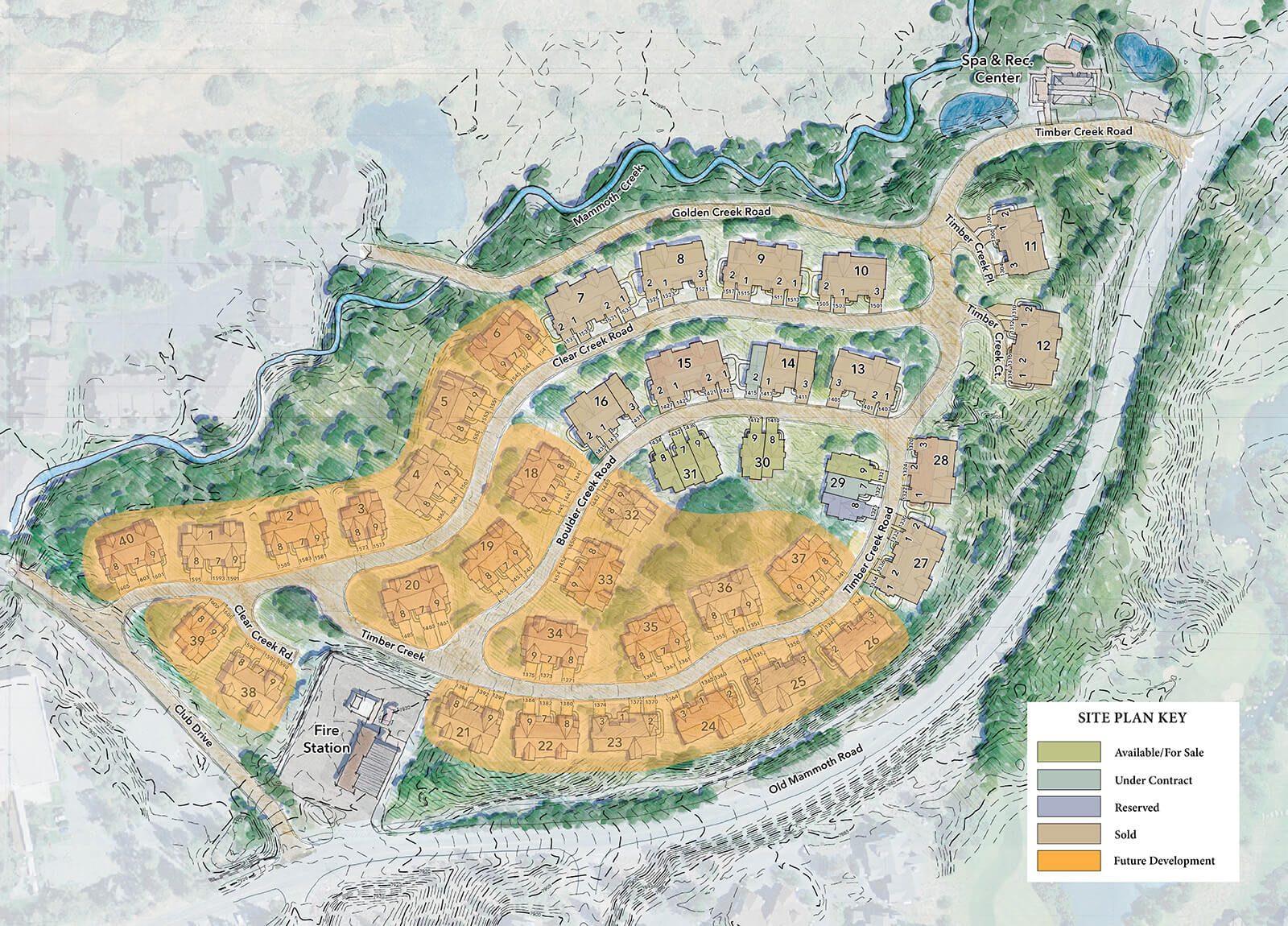 Creekhouse Site Map