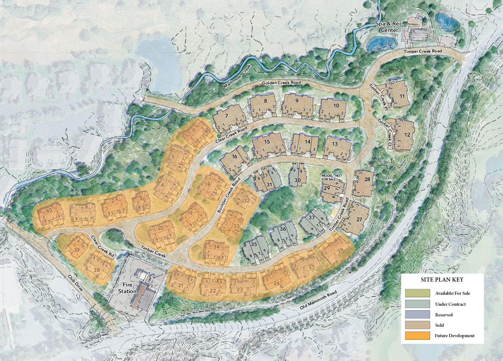Creekhouse Site Map