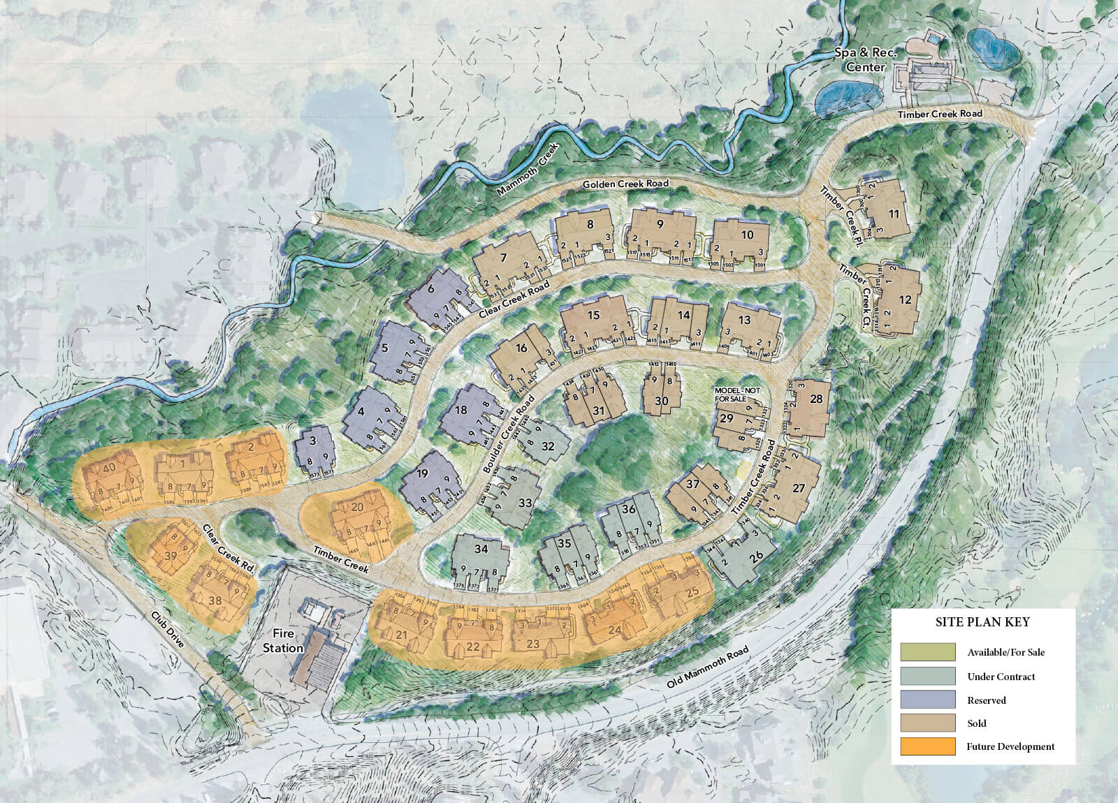 Creekhouse Site Map