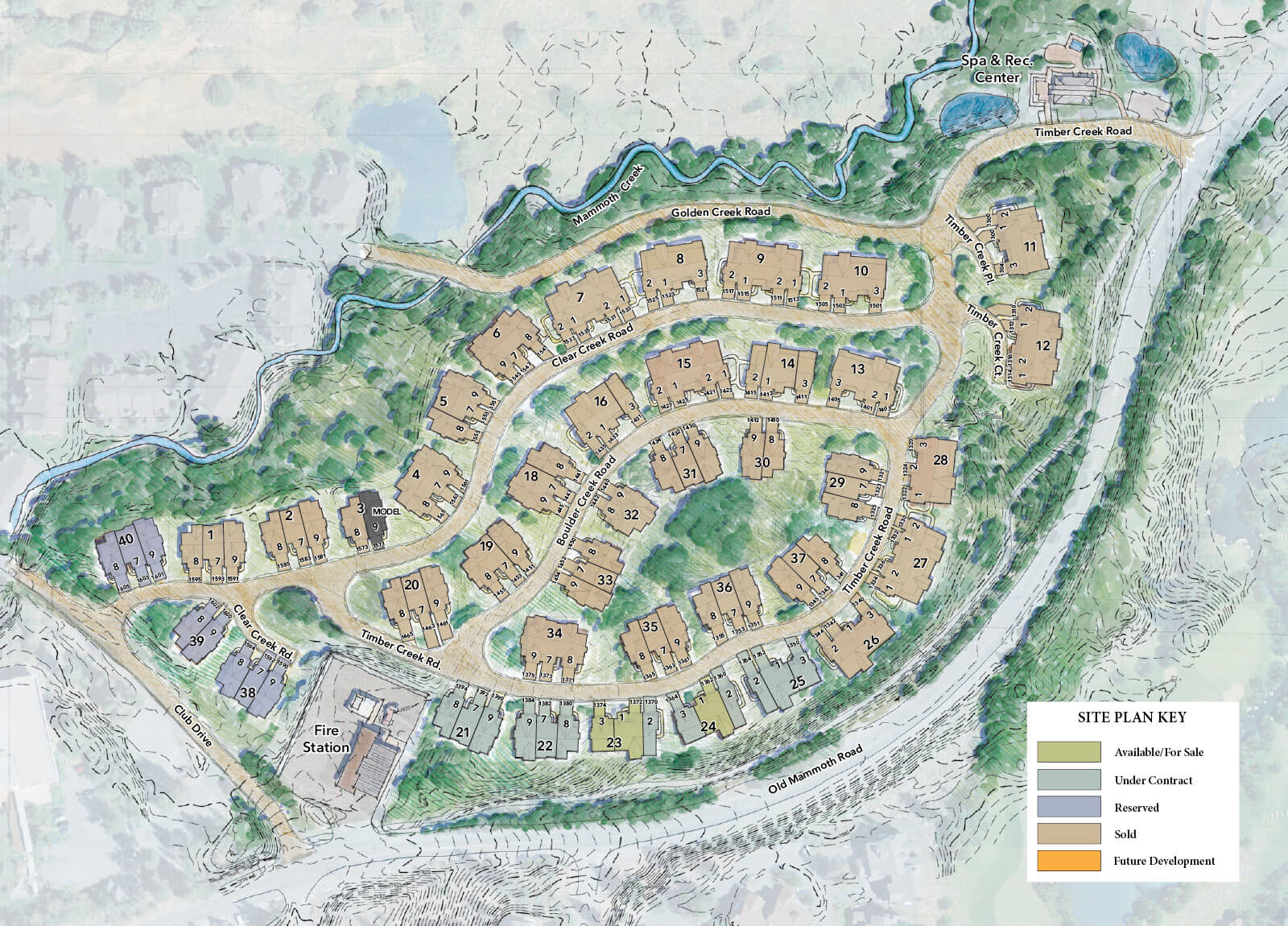 Creekhouse Site Map