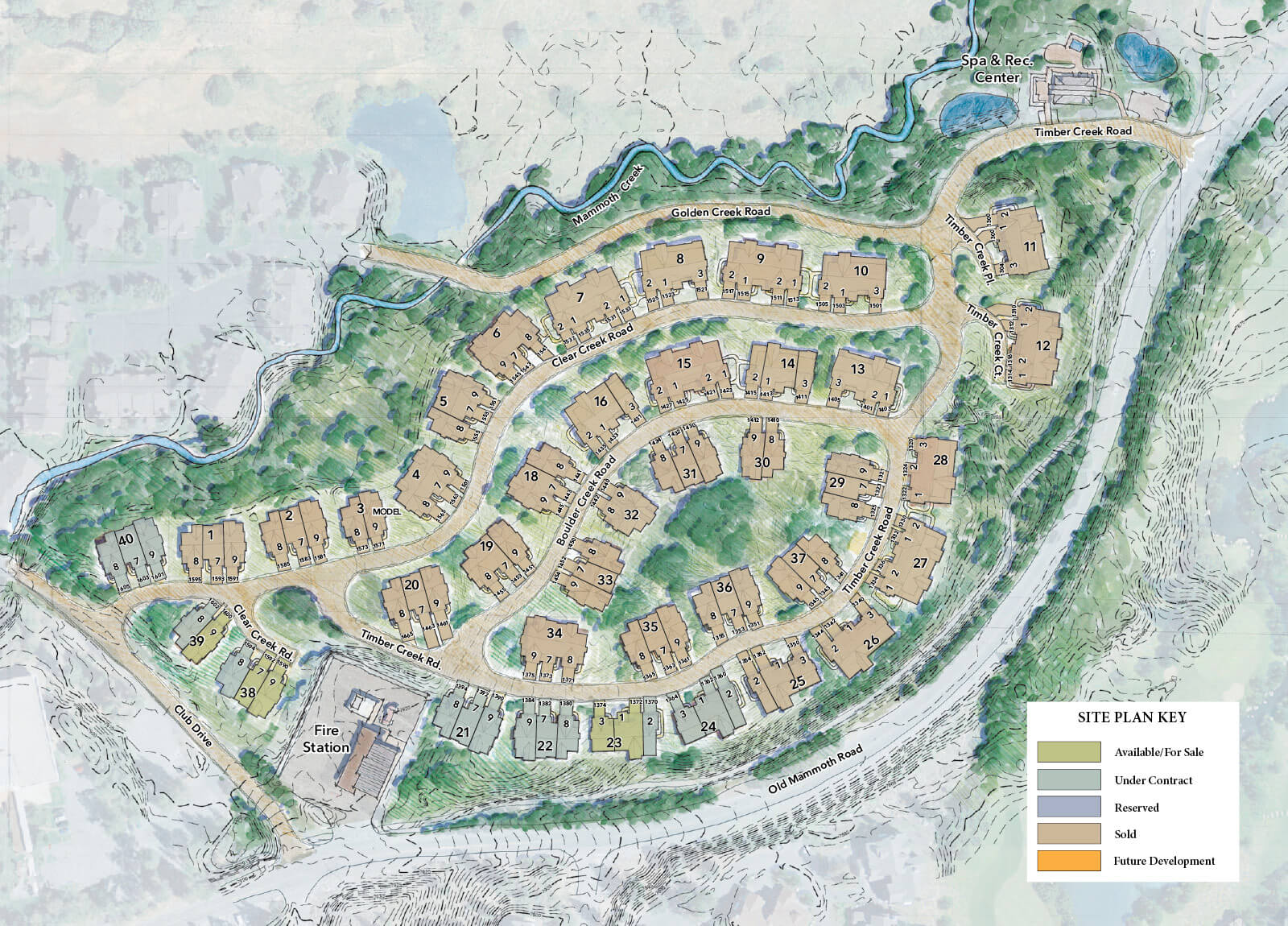 Creekhouse Site Map